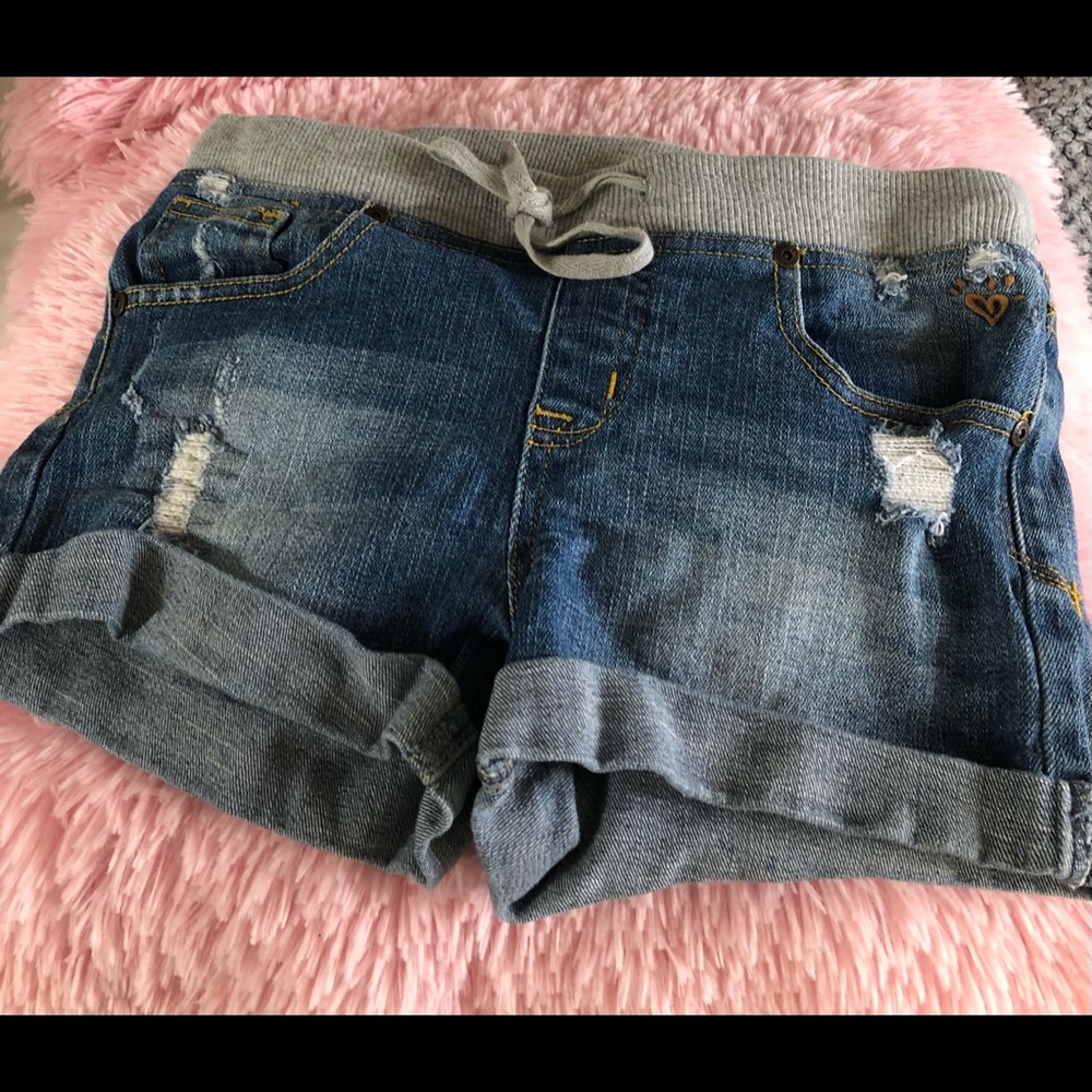 Justice Distressed Jean Shorts
